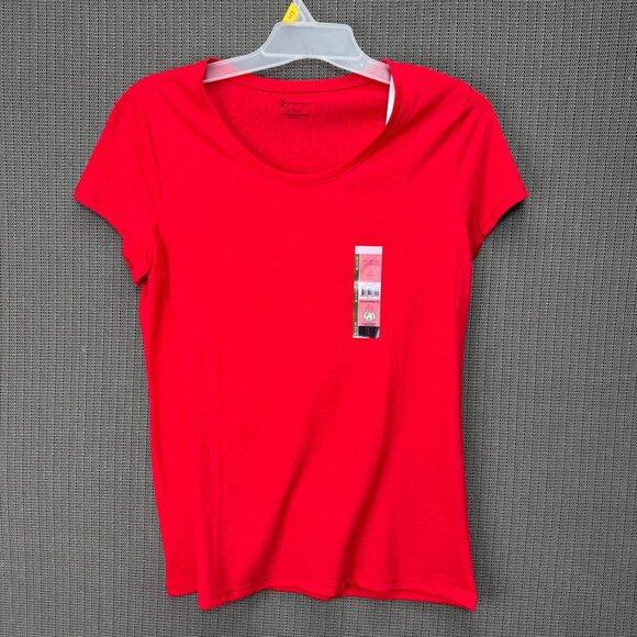 No Boundaries Womens Junior Size XL (15-17) Red Short Sleeve T-Shirt - Picture 1 of 7